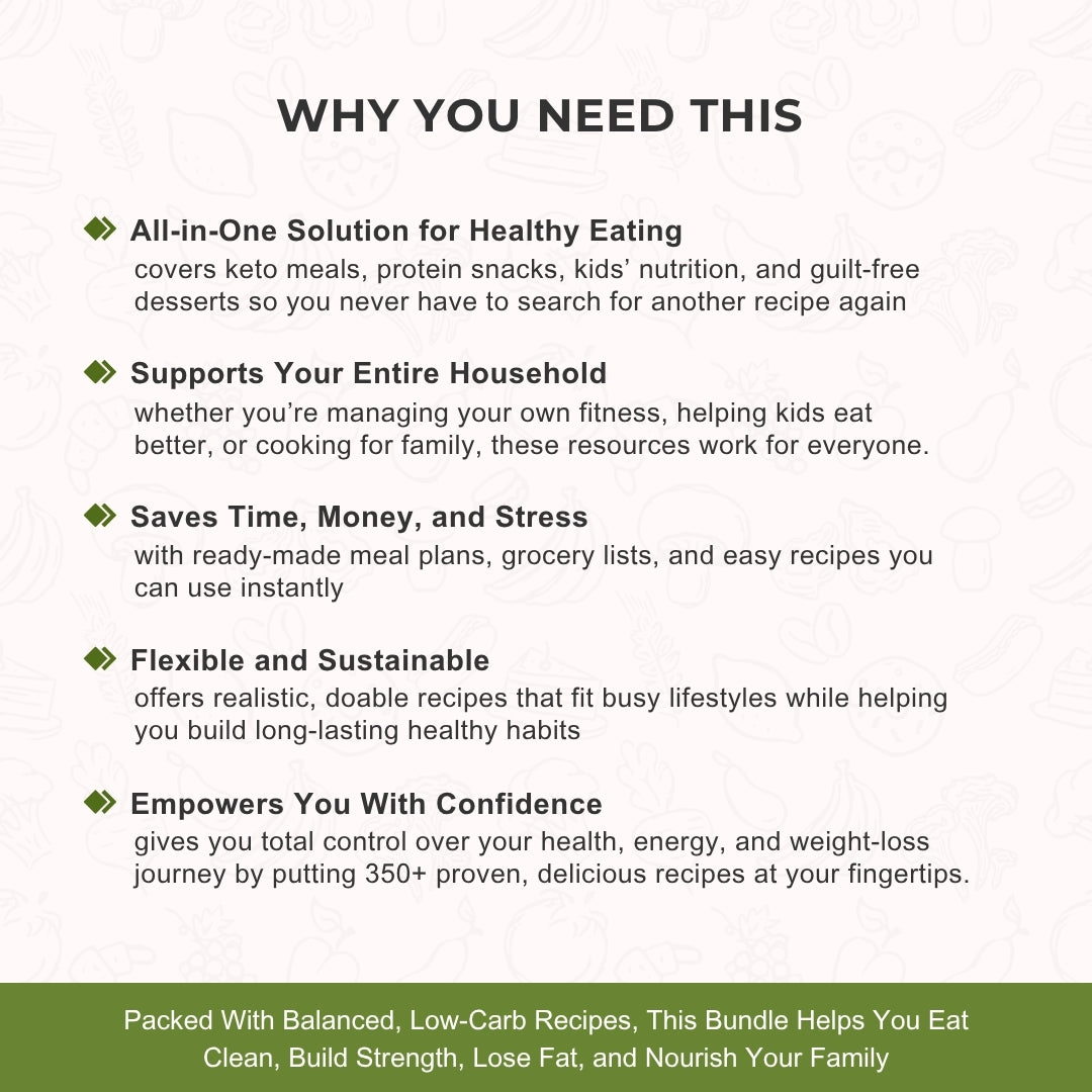 The Health & Nutrition Bundle β Balanced Recipes for Everybody