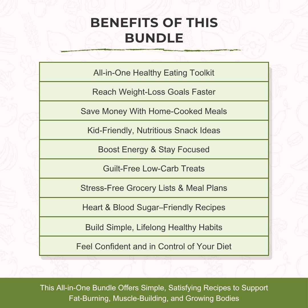 The Health & Nutrition Bundle β Balanced Recipes for Everybody