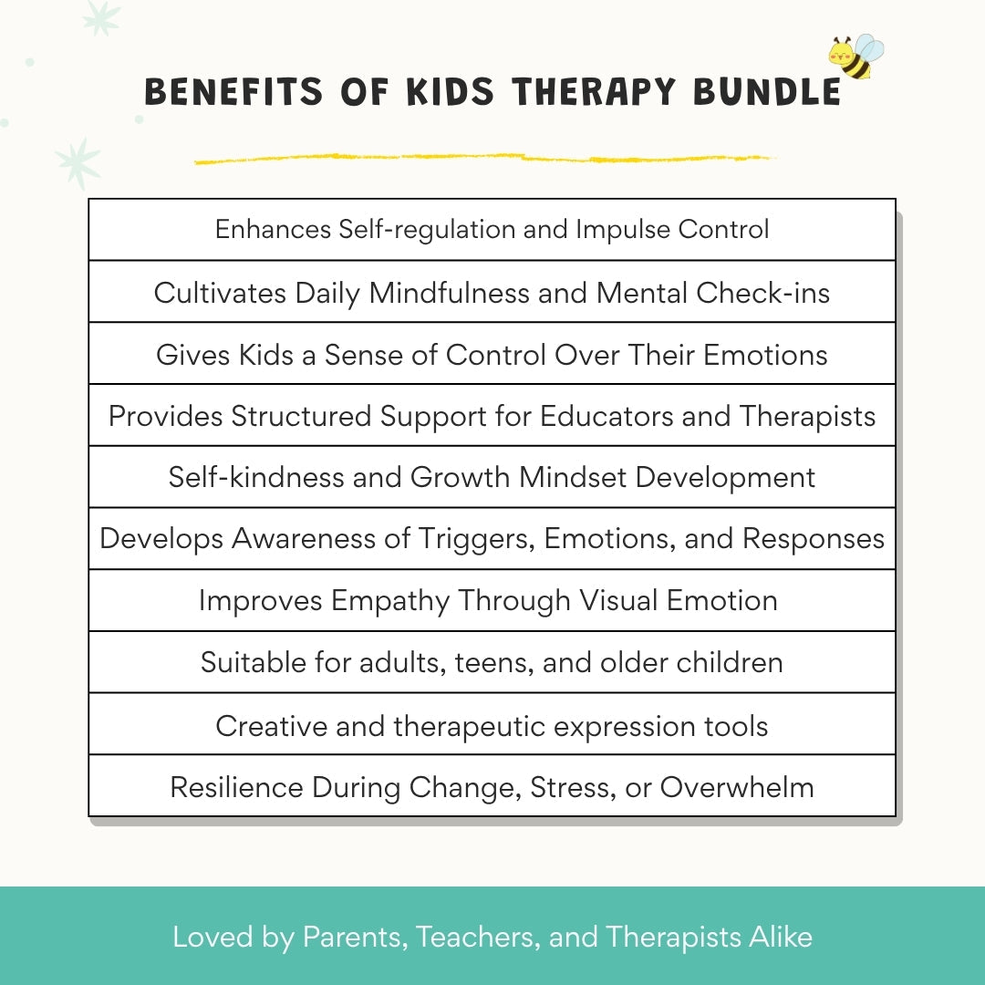 Kids Therapy Bundle β 260+ Pages of Coping Skills, Emotions & Mental Health Worksheets for Kids