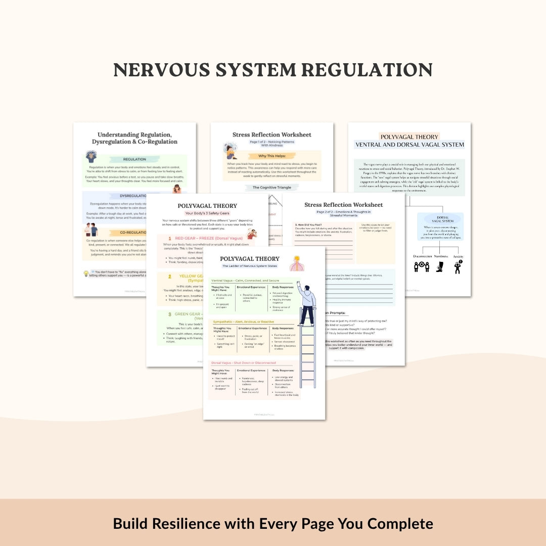 The Mental Clarity & Self-Care Bundle β 5 Therapist Tools for Focus, Calm, and Inner Balance