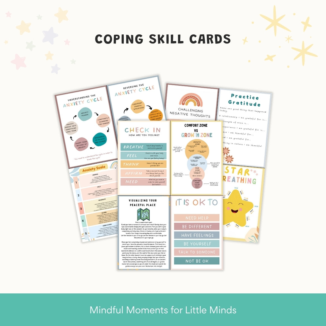 Kids Therapy Bundle β 260+ Pages of Coping Skills, Emotions & Mental Health Worksheets for Kids
