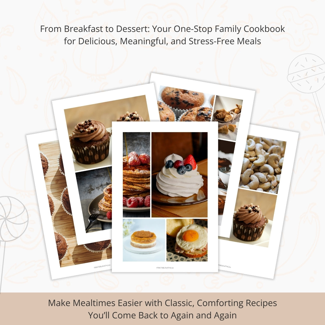 The Ultimate Recipe Book Template β Create Your Family Cookbook with Love