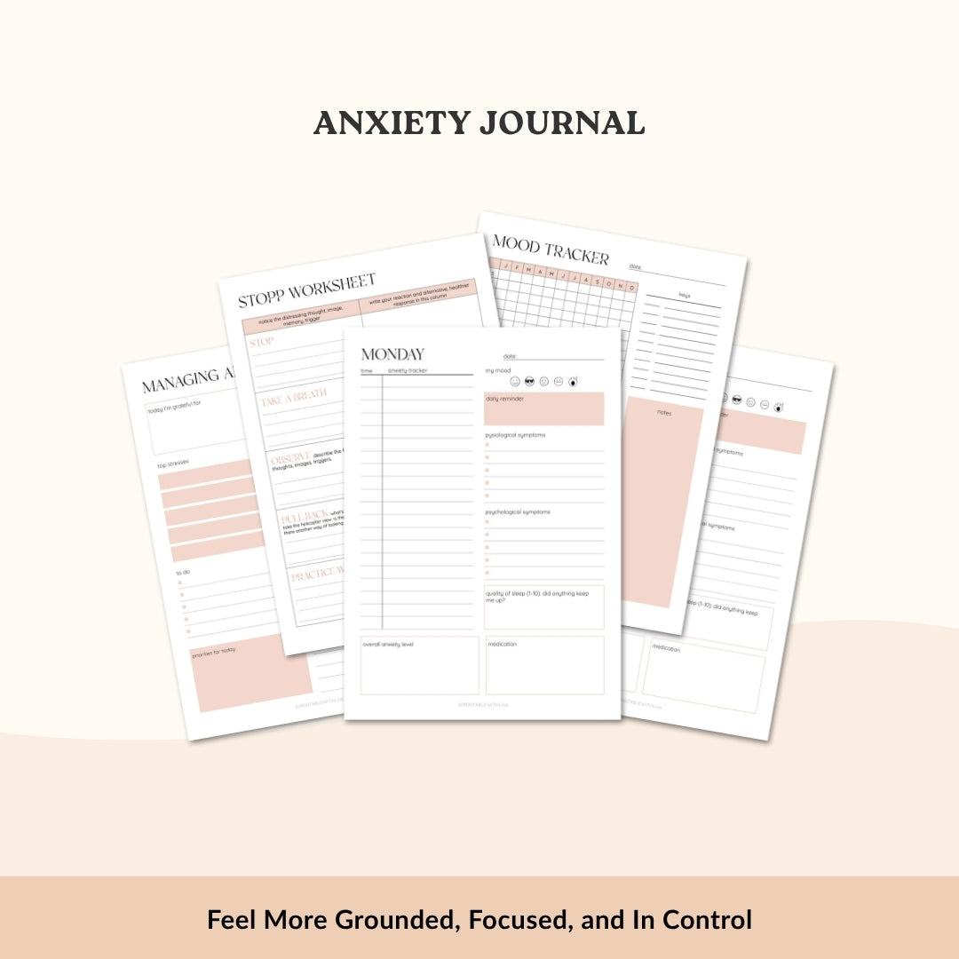 The Mental Clarity & Self-Care Bundle β 5 Therapist Tools for Focus, Calm, and Inner Balance