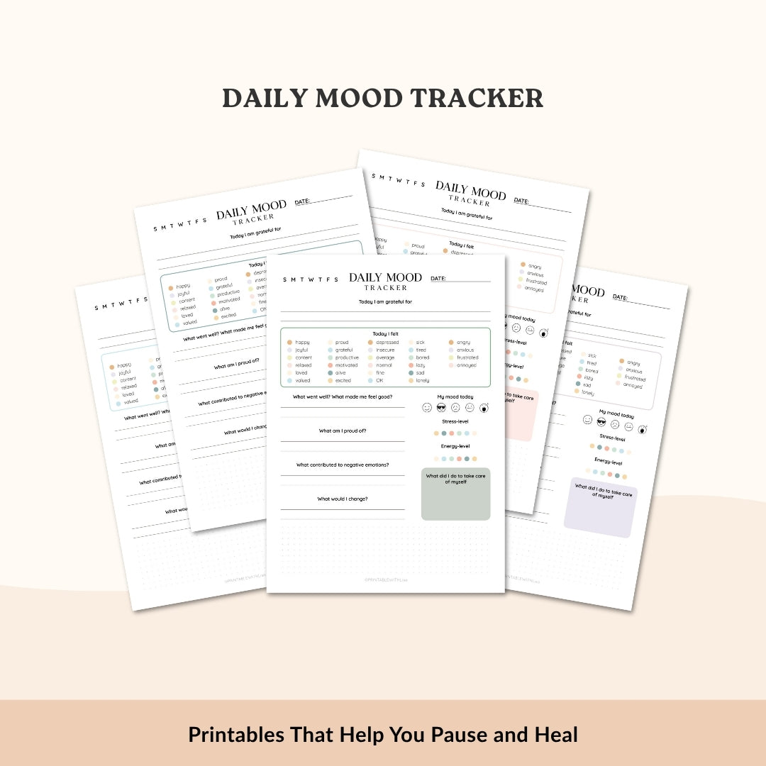 The Mental Clarity & Self-Care Bundle β 5 Therapist Tools for Focus, Calm, and Inner Balance