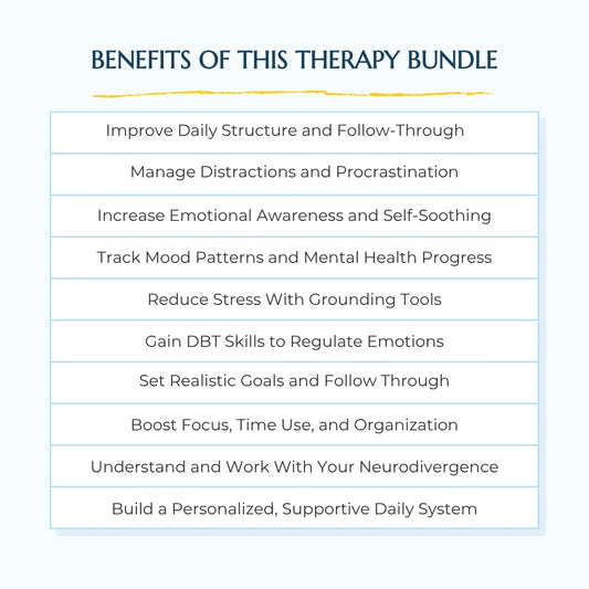 Adult Focus & Emotional Clarity Bundle – Plan, Regulate & Thrive